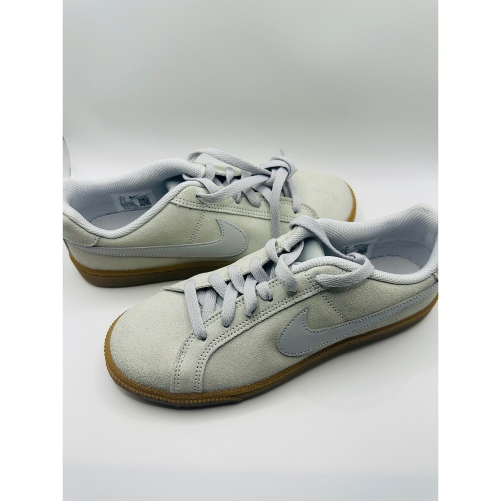 Nike Court Royale Suede Pure Platinum Gum Low Top Sneakers 916795-001 Womens 7